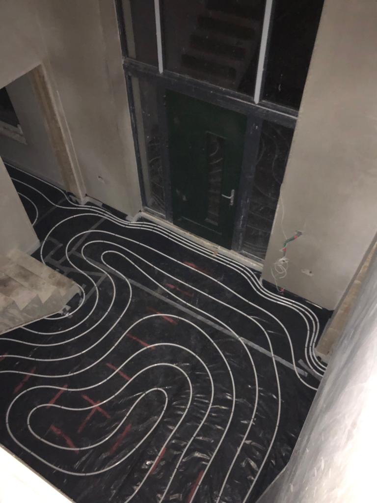 Under floor heating option recommended